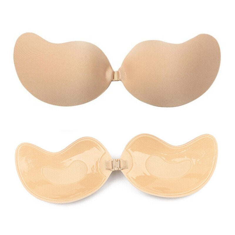 Zelura Invisible Lift™ | Strapless Push-Up Bra | Nude - Black
