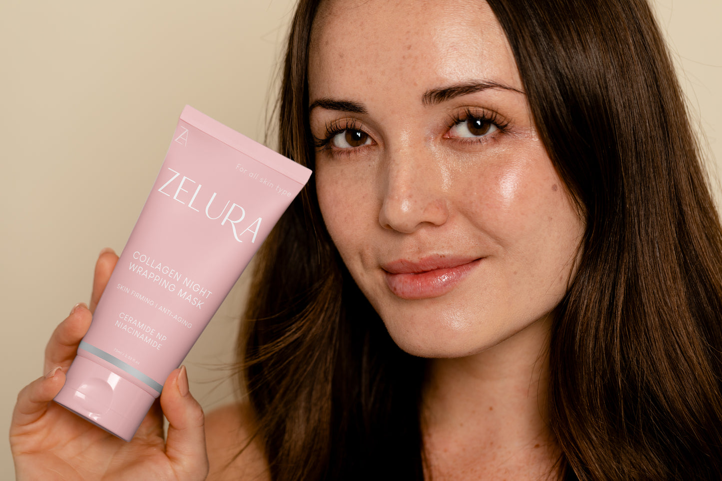 Zelura Collagen Overnight Wrapping Mask + Tool