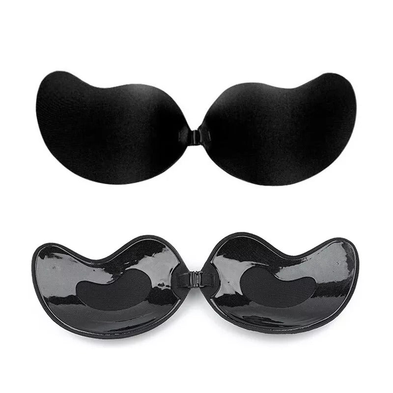 Zelura Invisible Lift™ | Strapless Push-Up Bra | Nude - Black