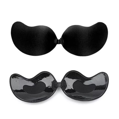 Zelura Invisible Lift™ | Strapless Push-Up Bra | Nude - Black